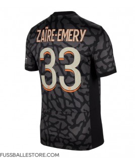 Günstige Paris Saint-Germain Warren Zaire-Emery #33 3rd trikot 2023-24 Kurzarm